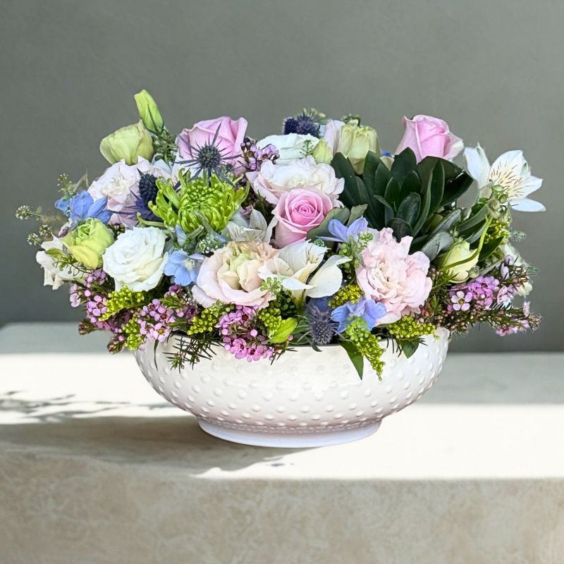 סידור פרחים אביבי יוקרתי