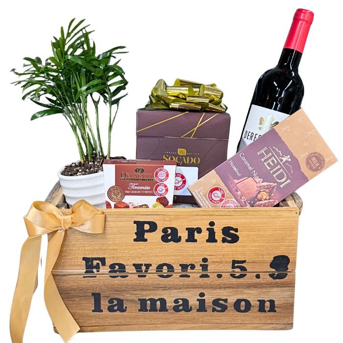 מארז עציץ, יין ושוקולד לפסח