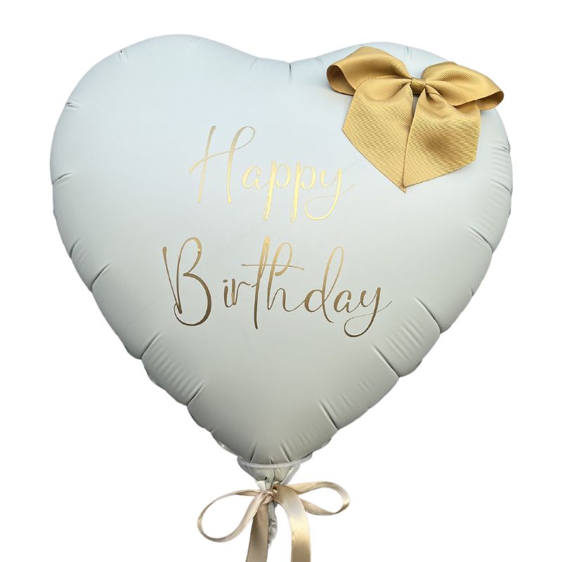בלון לב עם כיתוב