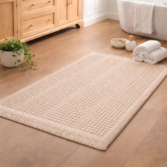 שטיח וופל בז'