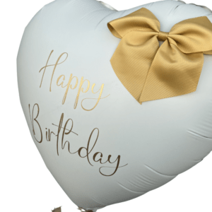 בלון לב עם כיתוב