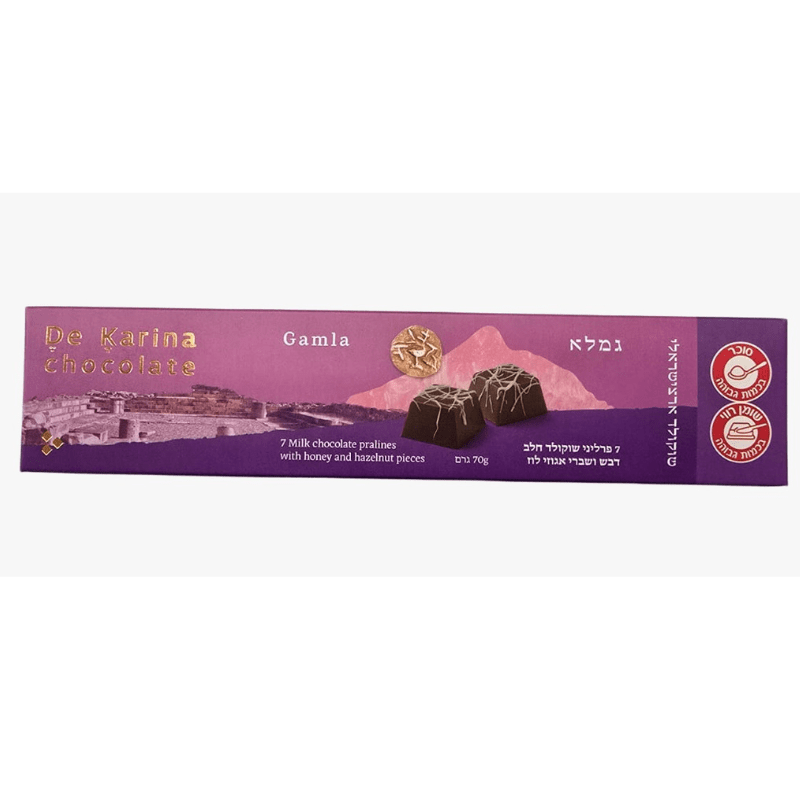 פרליני דבש אגוזים ושוקולד חלב